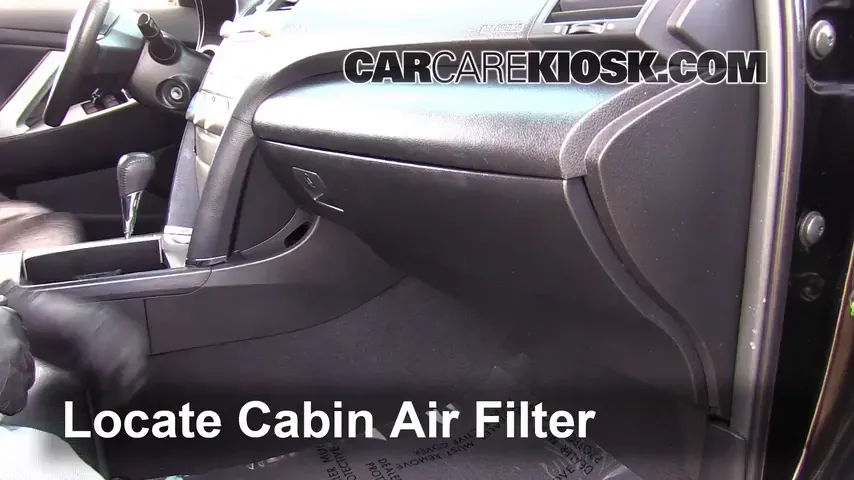 Cabin Air Filter Replacement: 2007 Toyota Camry LE 3.5L V6